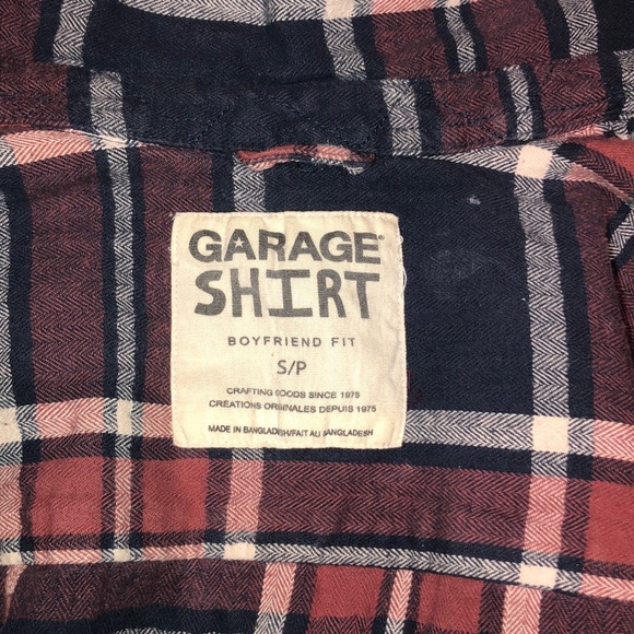 gently worn plaid long sleeve from garage!! - Picture 2 of 2
